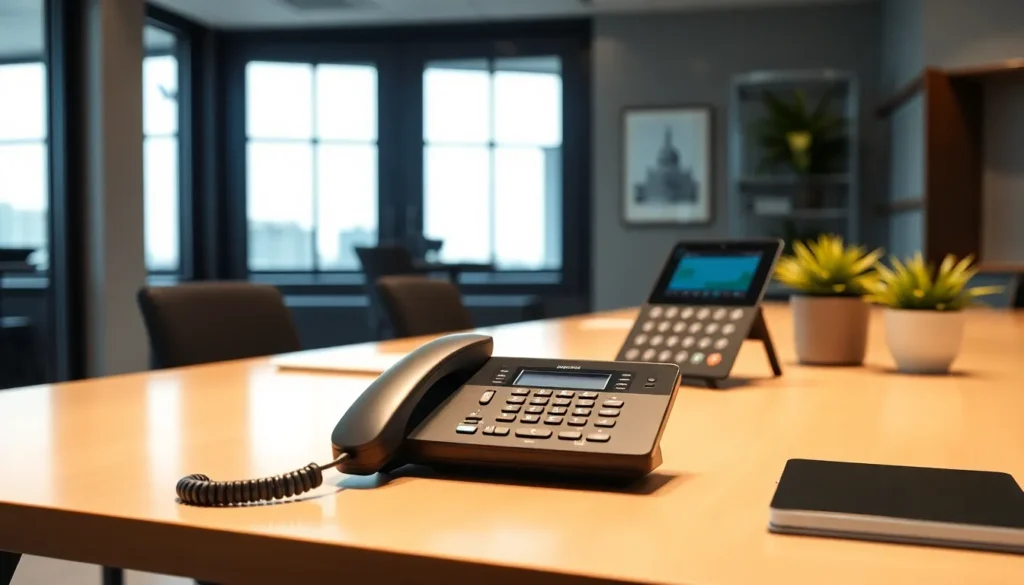 Modern office setup reflecting a real estate call answering service