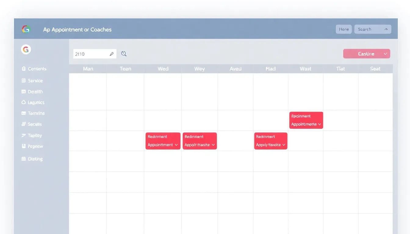 appointment booking system for coaches showcasing efficient scheduling